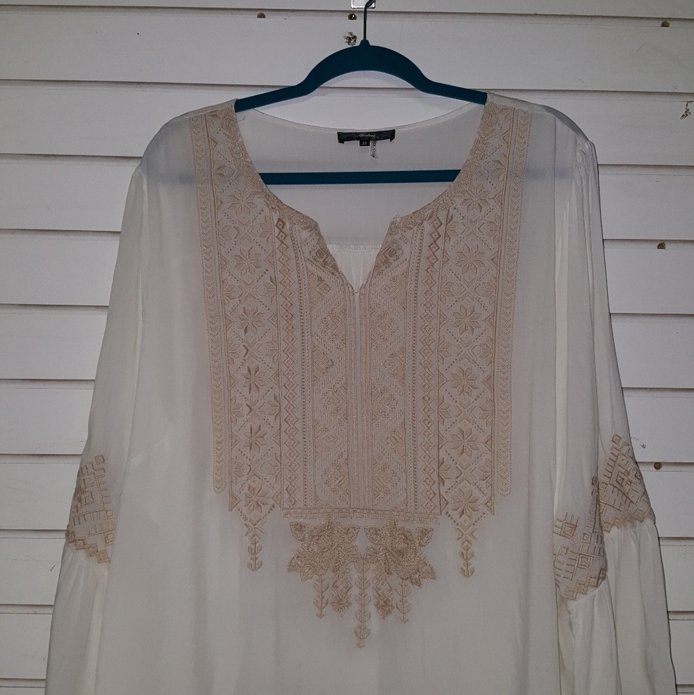 Bell Sleeve Tunic Plus Size